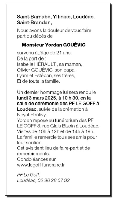 Image Annonce nécrologique