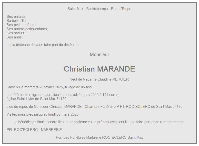 Image Annonce nécrologique