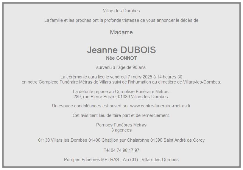 Image Annonce nécrologique