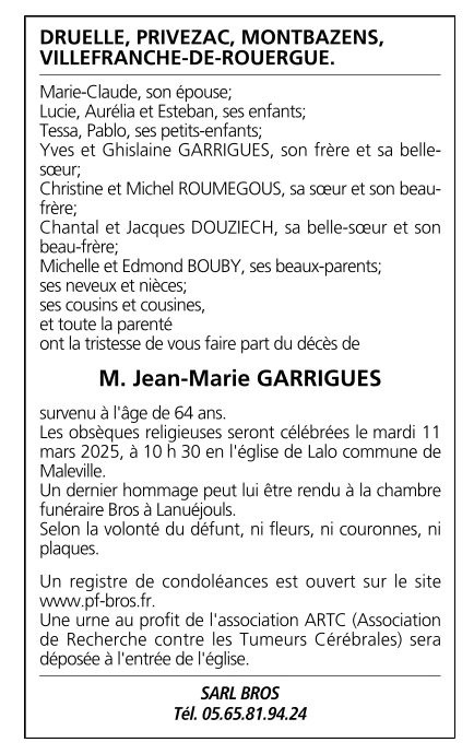 Image Annonce nécrologique
