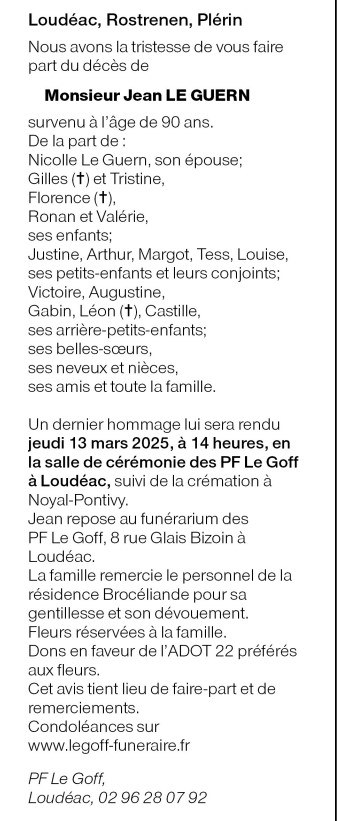 Image Annonce nécrologique