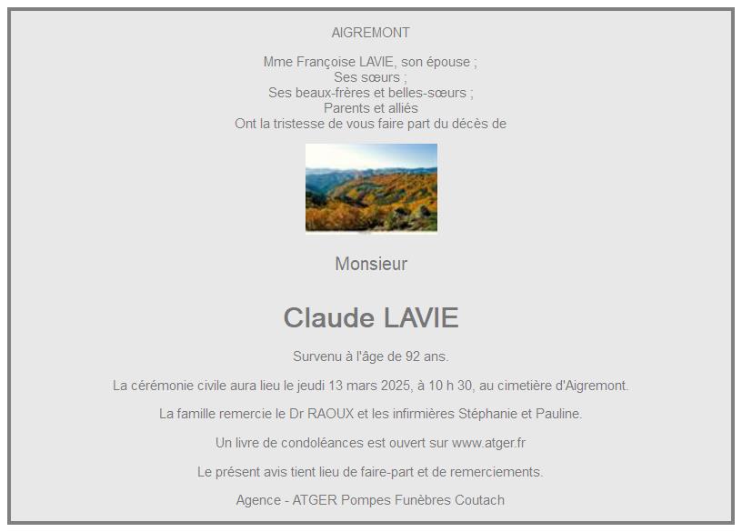 Image Annonce nécrologique