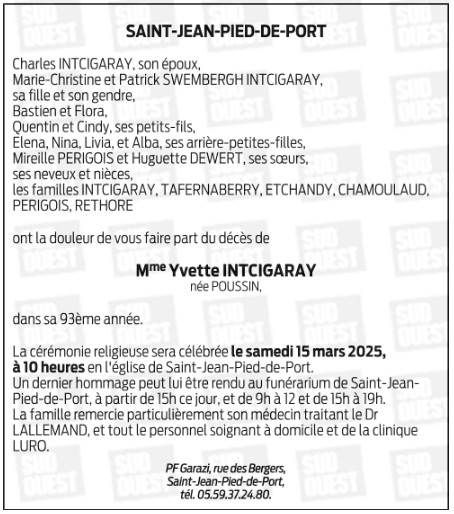 Image Annonce nécrologique
