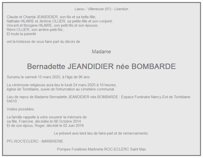 Image Annonce nécrologique