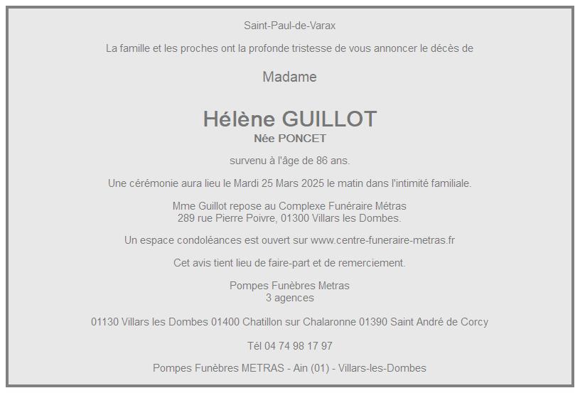 Image Annonce nécrologique