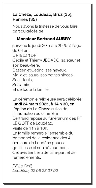 Image Annonce nécrologique