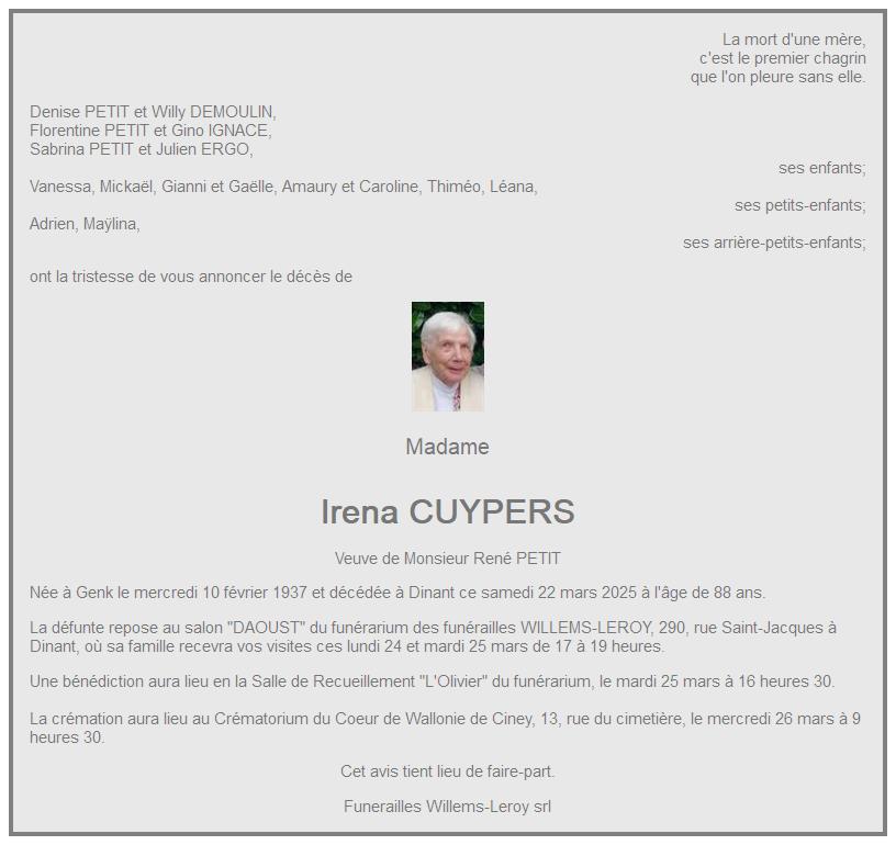 Image Annonce nécrologique