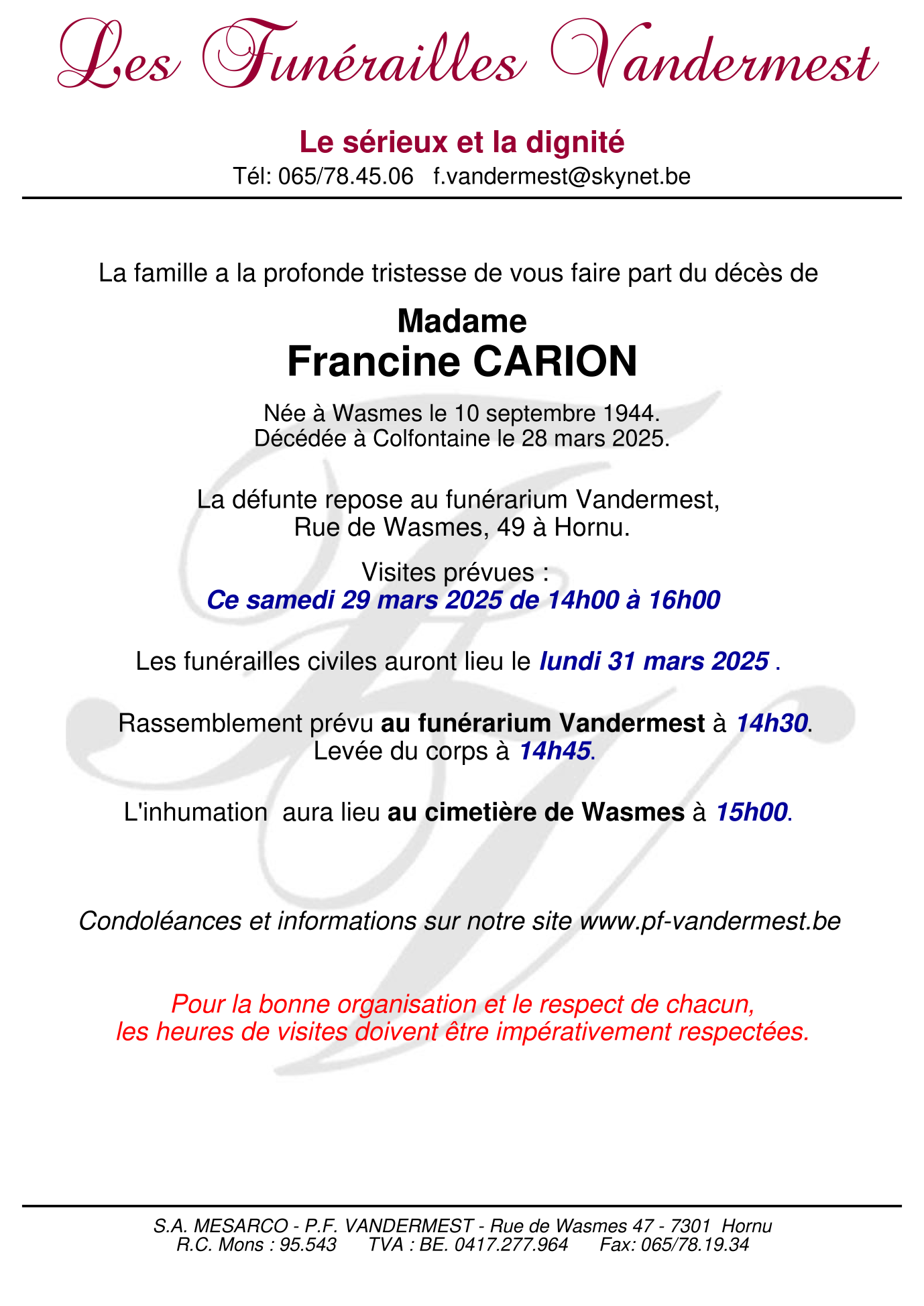 Image Annonce nécrologique