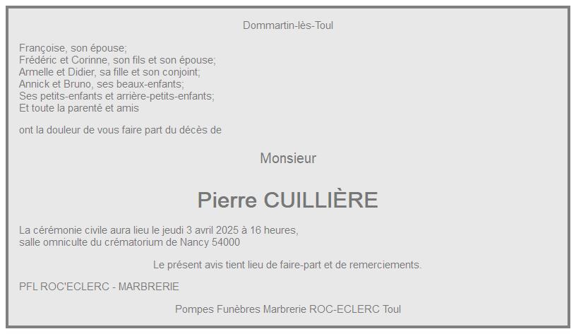 Image Annonce nécrologique