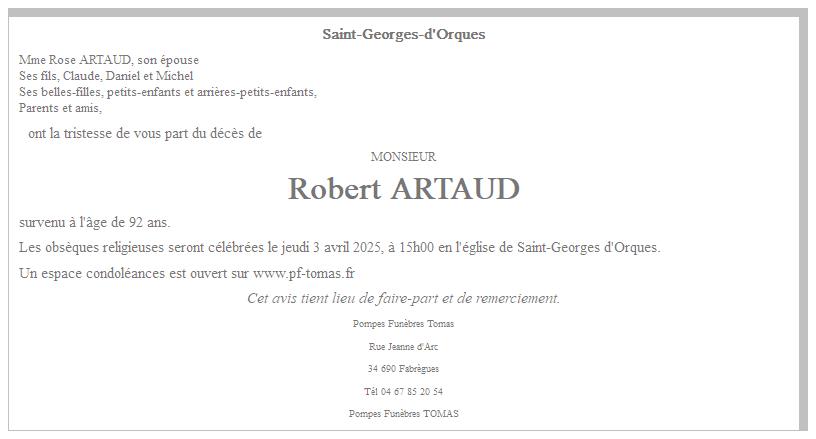 Image Annonce nécrologique