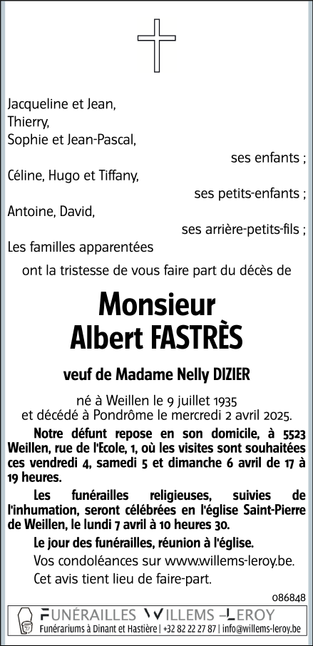 Image Annonce nécrologique