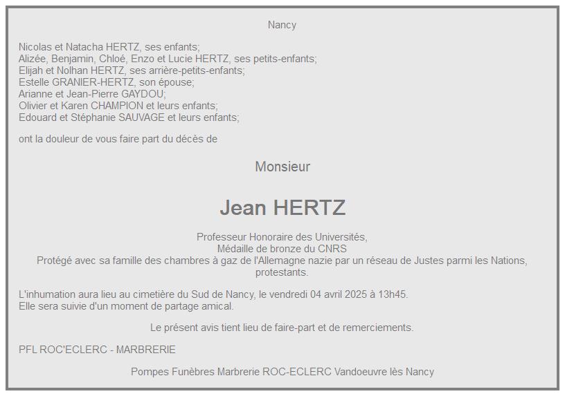 Image Annonce nécrologique