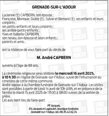 Image Annonce nécrologique