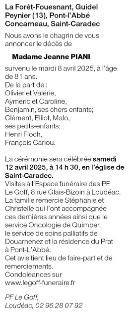 Image Annonce nécrologique