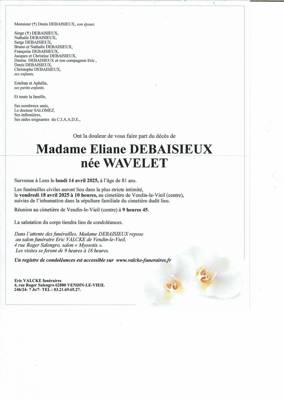 Image Annonce nécrologique