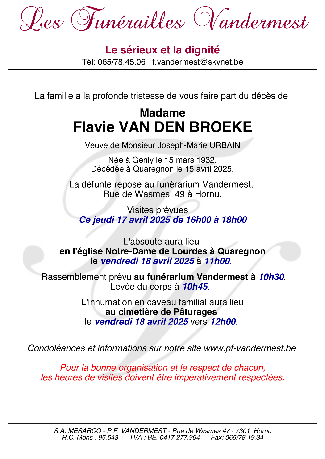 Image Annonce nécrologique