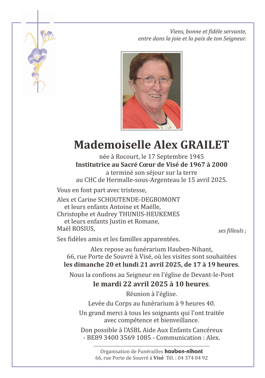 Image Annonce nécrologique