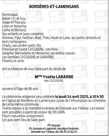 Image Annonce nécrologique