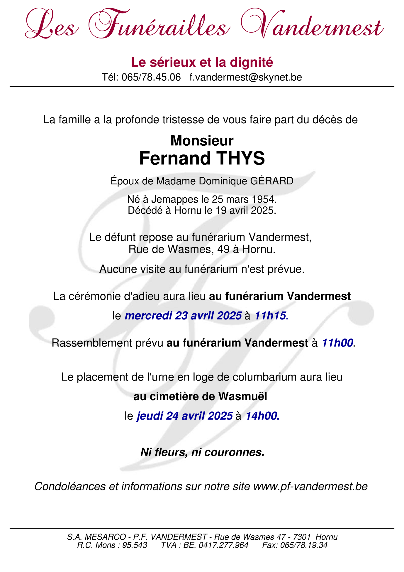 Image Annonce nécrologique