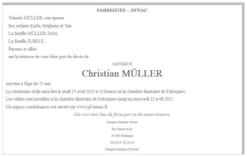 Image Annonce nécrologique