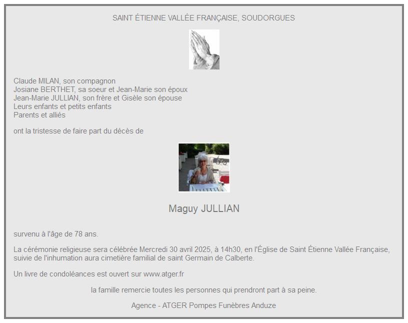 Image Annonce nécrologique