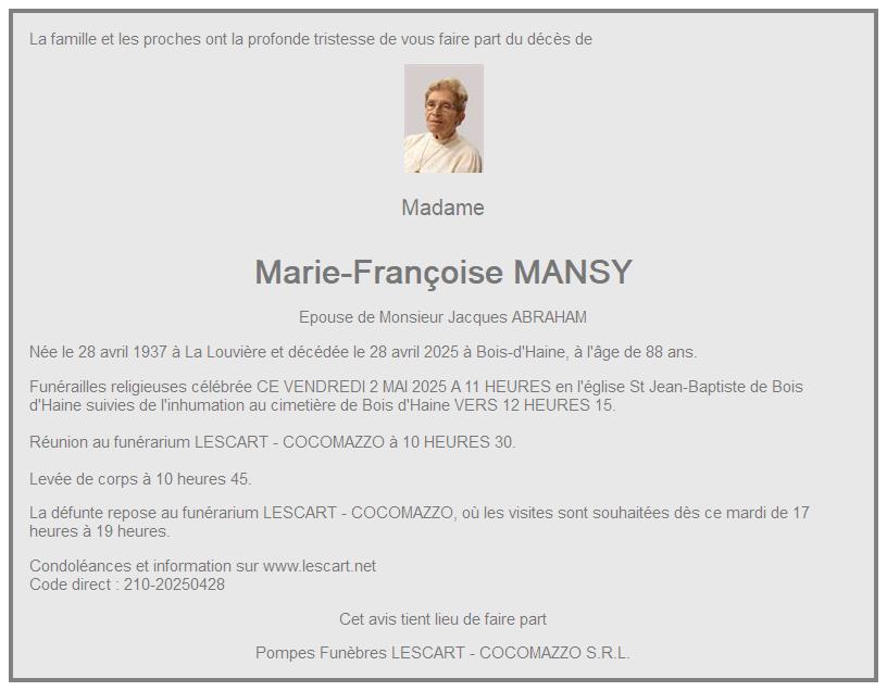 Image Annonce nécrologique