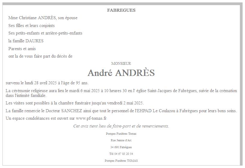 Image Annonce nécrologique