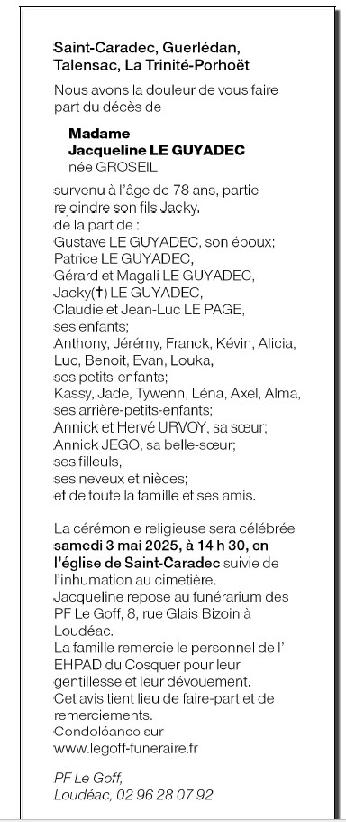 Image Annonce nécrologique