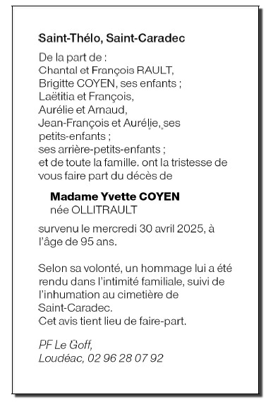 Image Annonce nécrologique