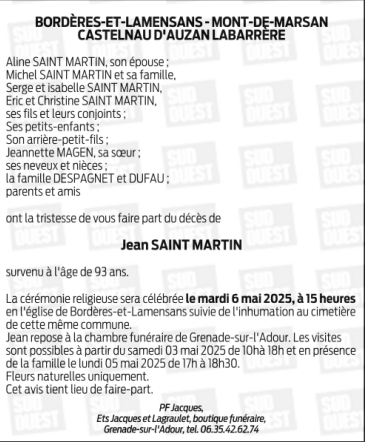 Image Annonce nécrologique