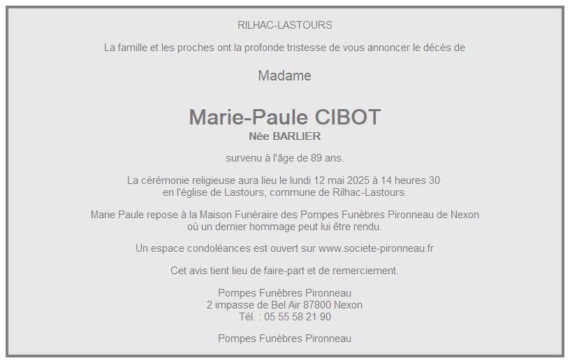 Image Annonce nécrologique