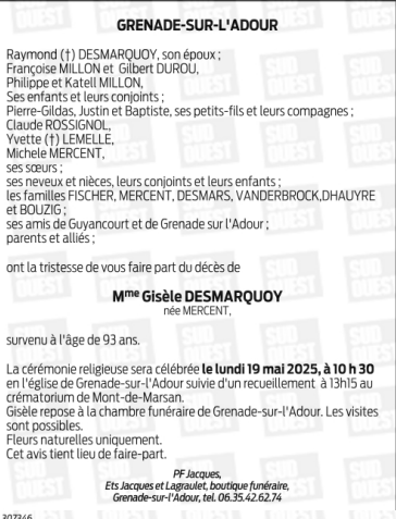 Image Annonce nécrologique