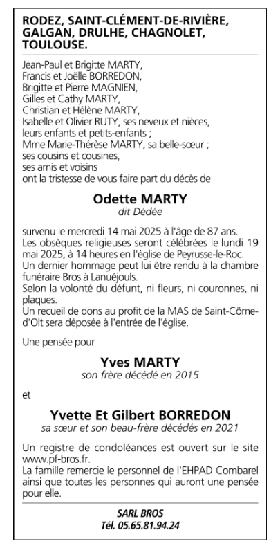 Image Annonce nécrologique