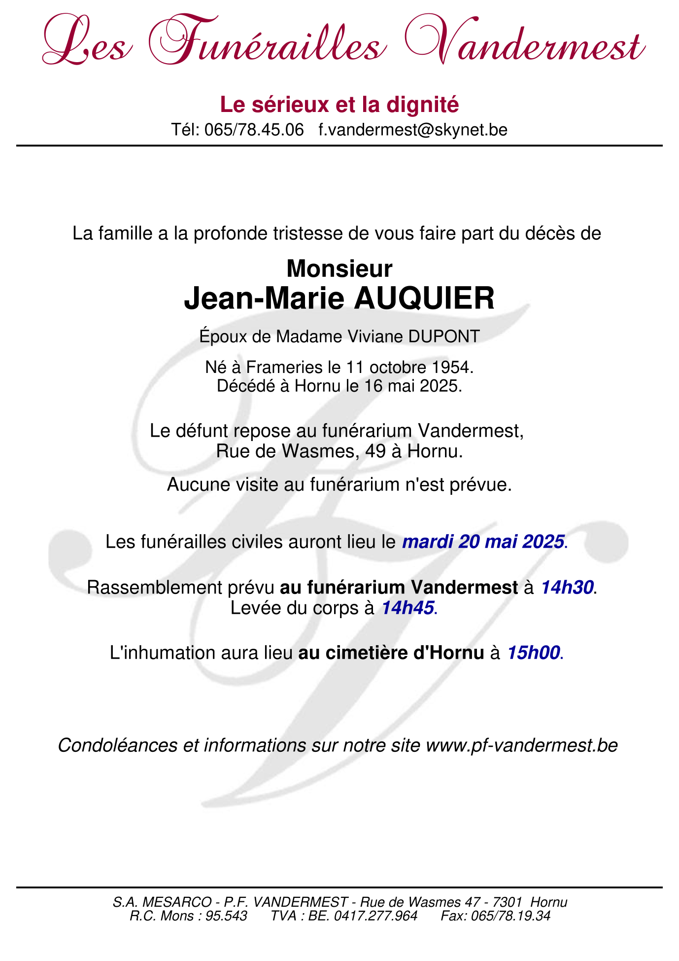 Image Annonce nécrologique