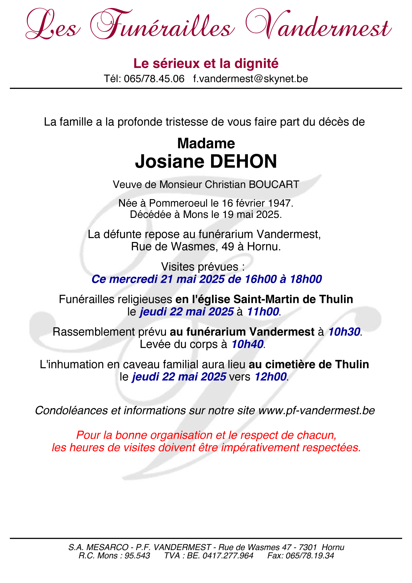 Image Annonce nécrologique