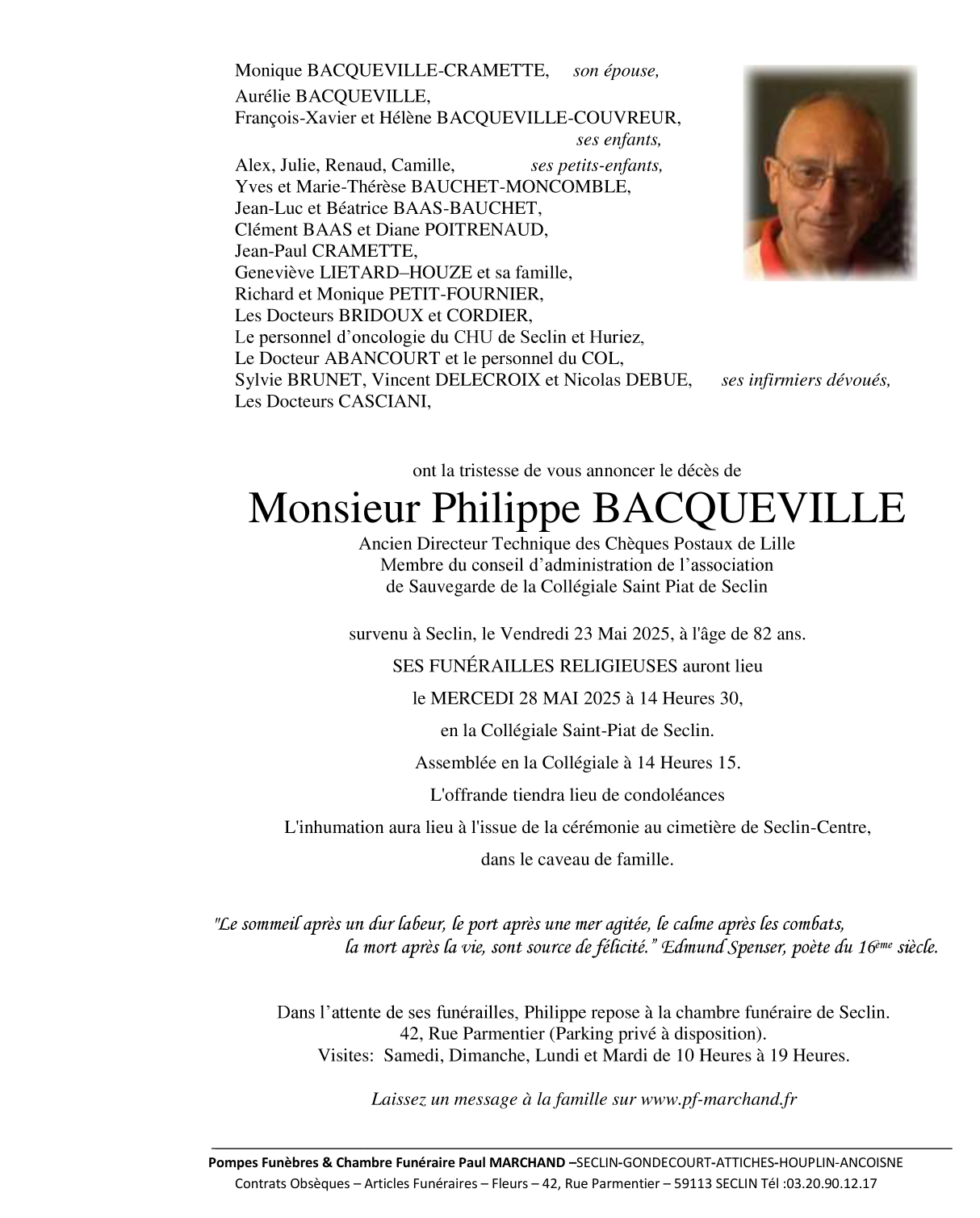Image Pour voir le faire-part de Philippe CLIQUEZ ICI 