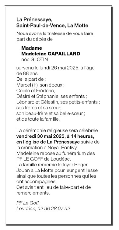 Image Annonce nécrologique