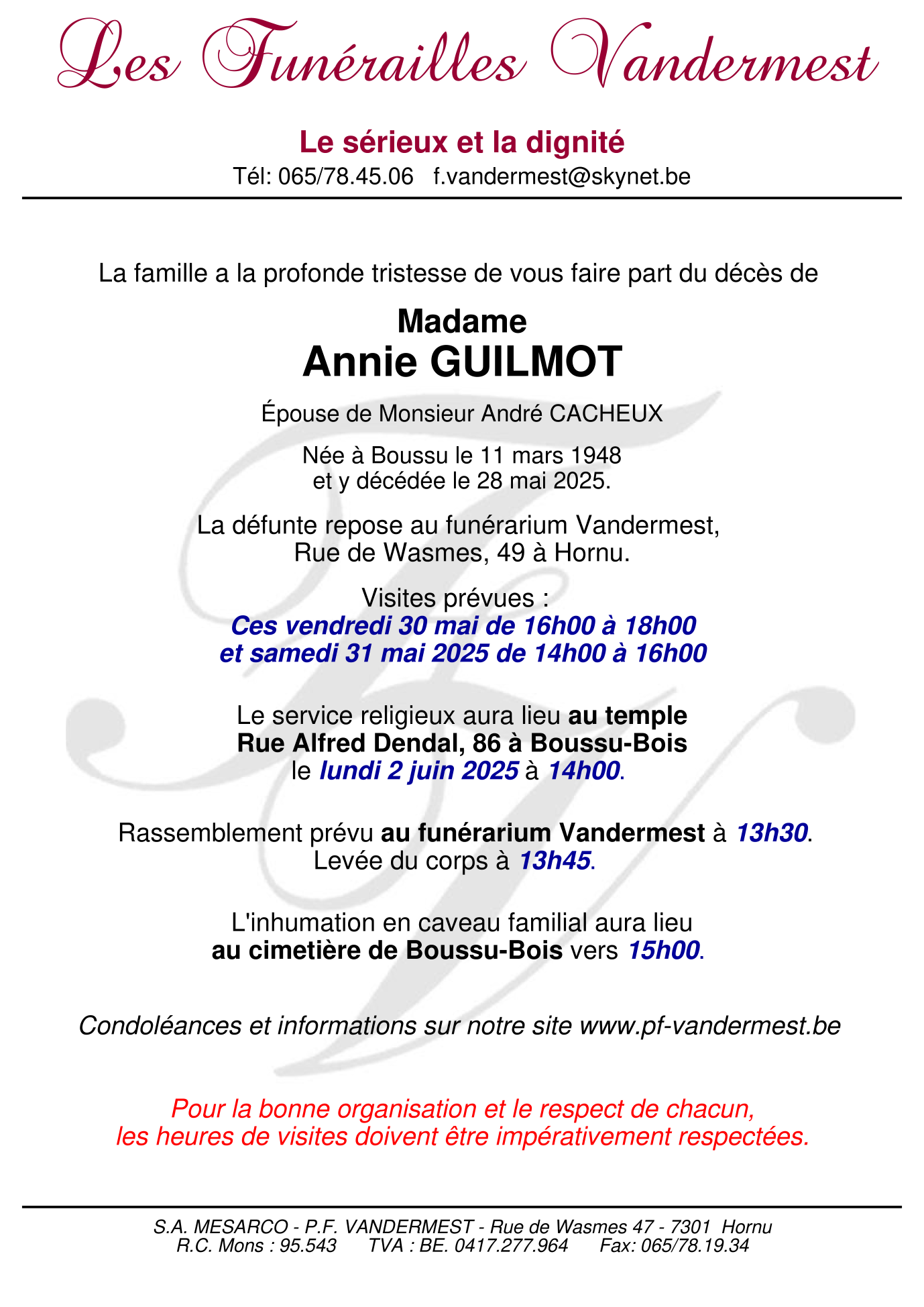 Image Annonce nécrologique