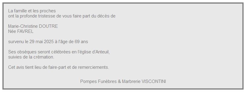 Image Annonce nécrologique