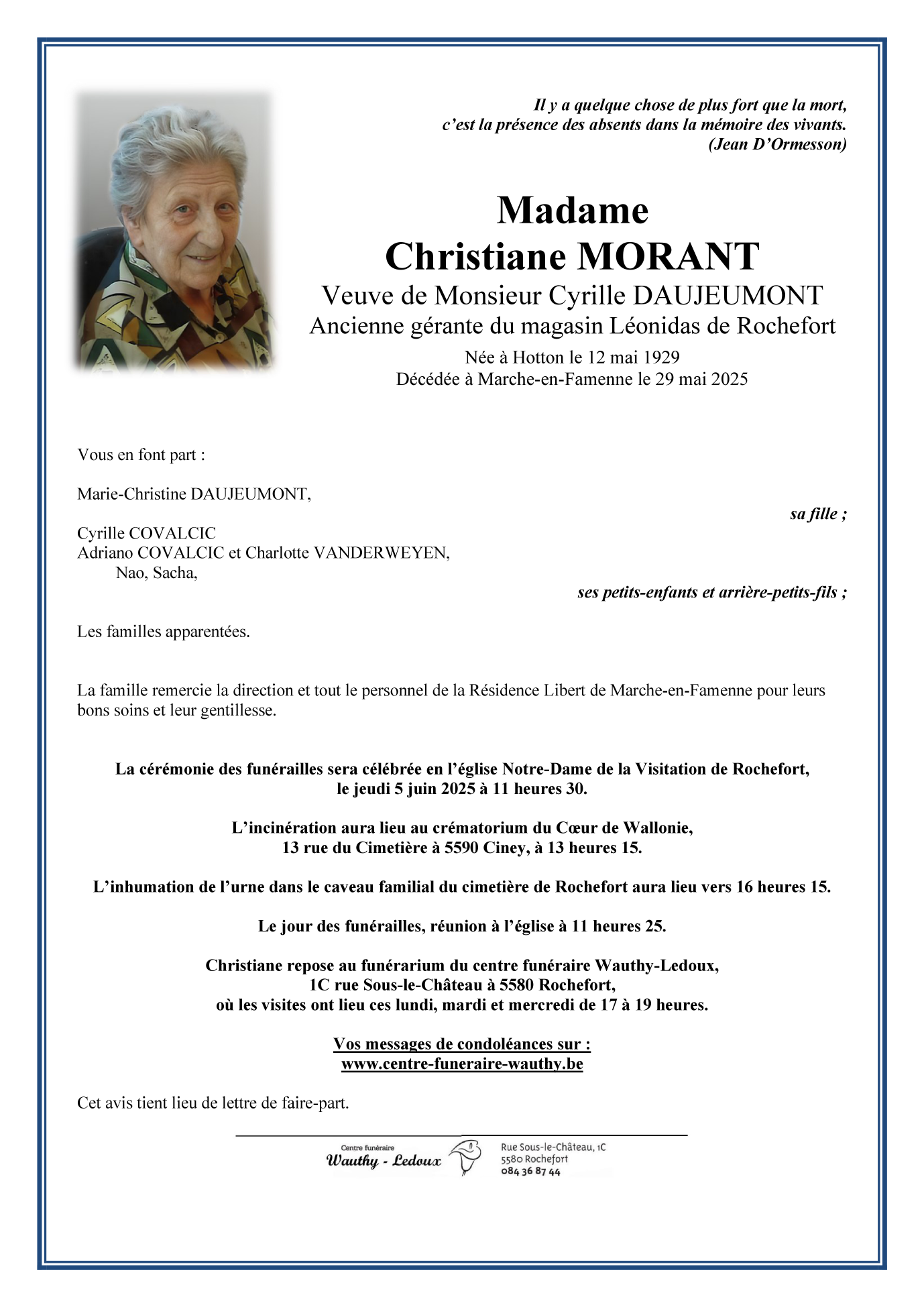 Image Annonce nécrologique