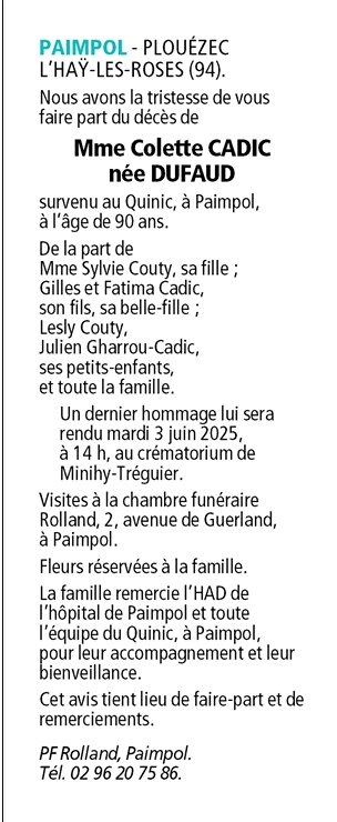 Image Annonce nécrologique