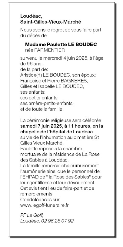 Image Annonce nécrologique
