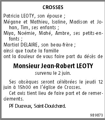Image Annonce nécrologique