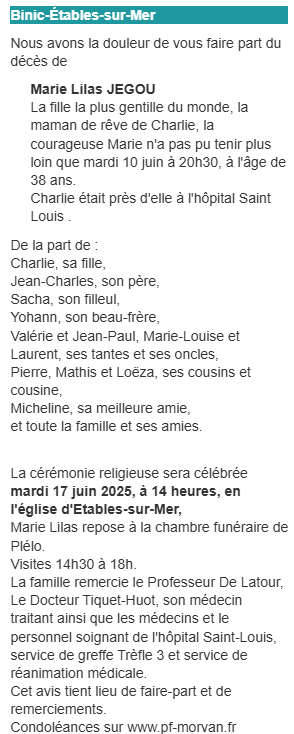 Image Annonce nécrologique
