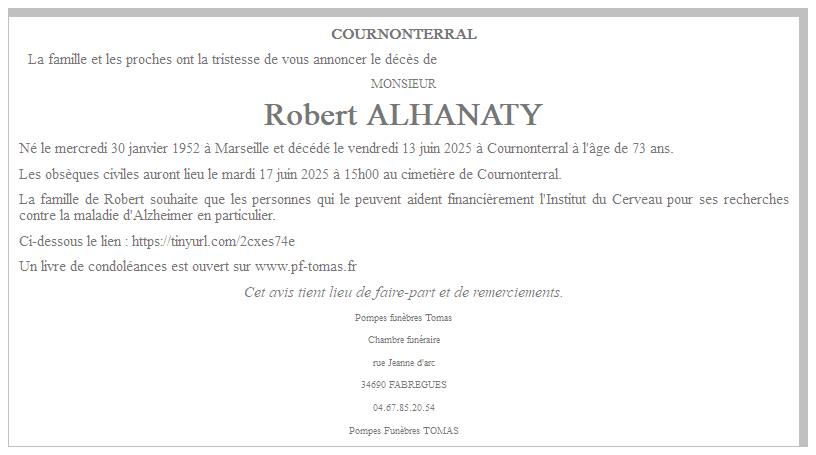 Image Annonce nécrologique