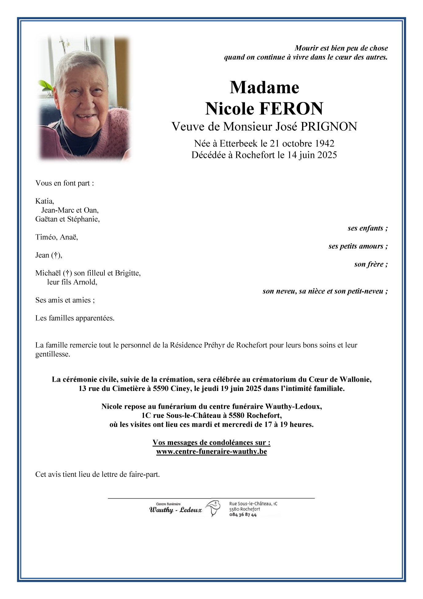 Image Annonce nécrologique