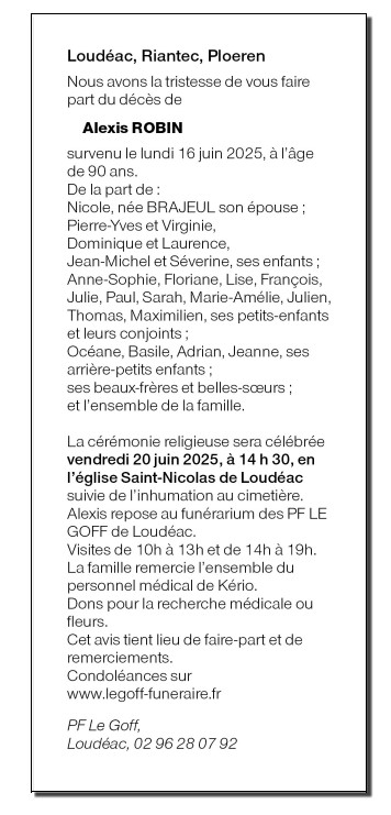 Image Annonce nécrologique