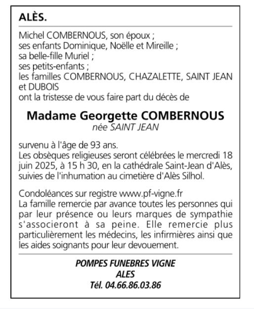 Image Annonce nécrologique