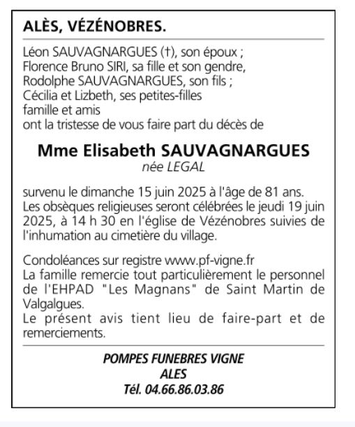 Image Annonce nécrologique