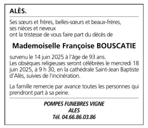 Image Annonce nécrologique